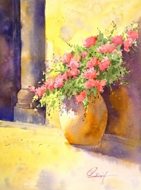 Sadia Arif, 11 x 15 Inch, Watercolor on Paper, Cityscape Painting, AC-SAD-066